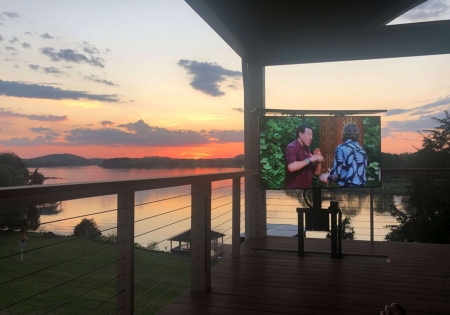 Retractable Outdoor TV Lift for Decks and Patios